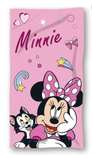 Osuška Minnie růžová 70/140