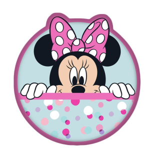 Tvarovaný mikroplyšový polštářek Minnie Dots 02 32 cm